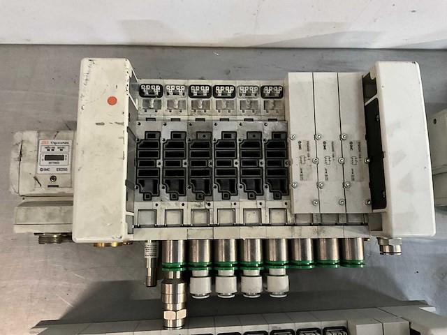 Smc pneumatisch solenoïdeklep manifold (5x) - afbeelding 5 van  6