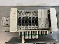 Smc pneumatisch solenoïdeklep manifold (5x) - afbeelding 5 van  6