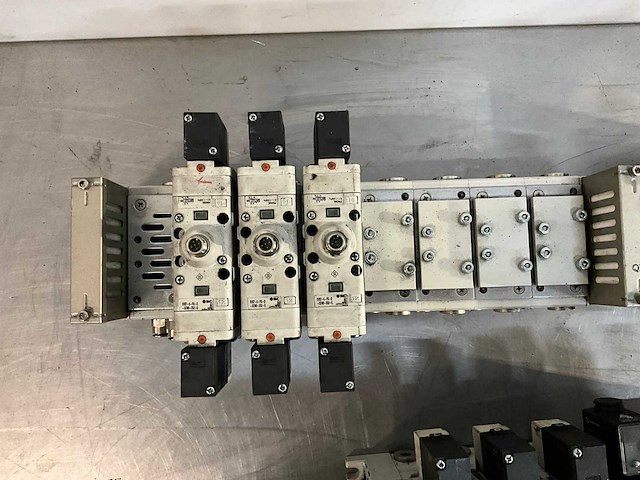 Smc pneumatisch solenoïdeklep spruitstuk (3x) - afbeelding 4 van  4