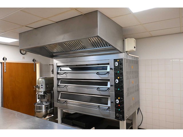 Smeba dahle ab classic dc-33 3-delige bakkerijoven met afzuiging - afbeelding 9 van  11