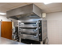 Smeba dahle ab classic dc-33 3-delige bakkerijoven met afzuiging - afbeelding 9 van  11