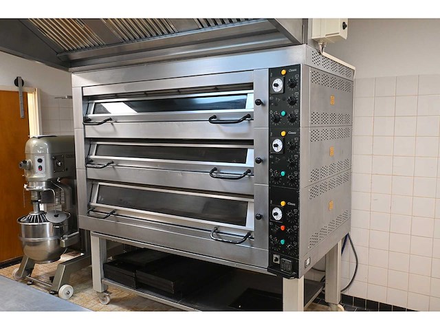 Smeba dahle ab classic dc-33 3-delige bakkerijoven met afzuiging - afbeelding 2 van  5