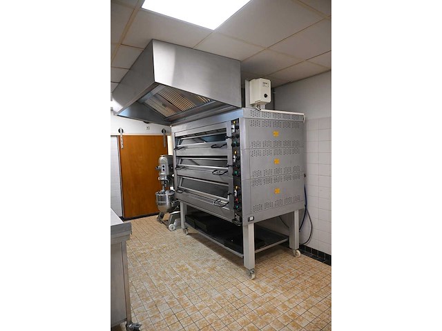 Smeba dahle ab classic dc-33 3-delige bakkerijoven met afzuiging - afbeelding 8 van  11