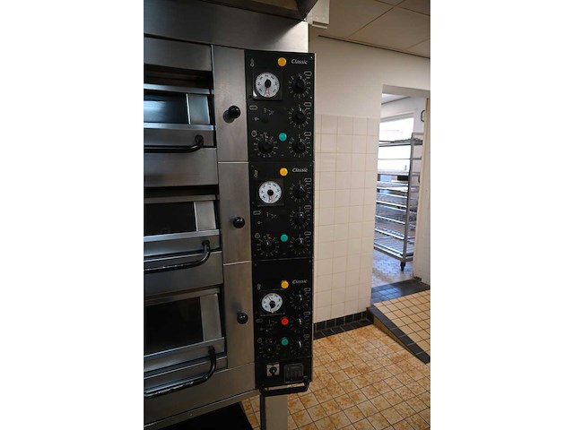 Smeba dahle ab classic dc-33 3-delige bakkerijoven met afzuiging - afbeelding 4 van  5