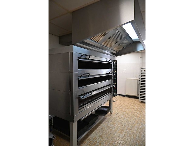 Smeba dahle ab classic dc-33 3-delige bakkerijoven met afzuiging - afbeelding 7 van  11