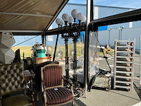Smeedijzeren meerkoppige vloerlamp - afbeelding 1 van  5