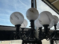 Smeedijzeren meerkoppige vloerlamp - afbeelding 2 van  6