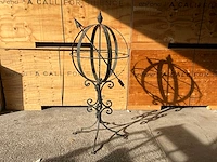 Smeedijzeren zonnewijzer 170cm