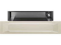 Smeg cpr915p warmhoudlade - hoogte 15cm - 20,5l - crv®me - afbeelding 2 van  5