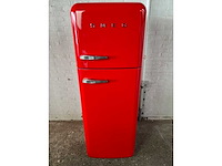 Smeg fab30rrd5 koel- en vriescombinatie scharnier rechts rood - afbeelding 1 van  8