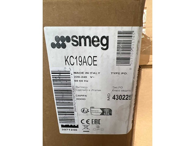 Smeg kc19aoe - wandschouw afzuigkap - afbeelding 4 van  4