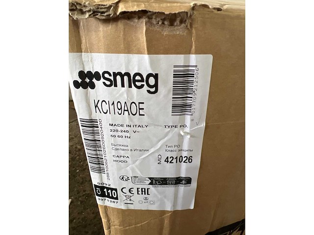Smeg kci19aoe afzuigkap - afbeelding 3 van  3