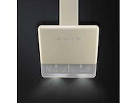 Smeg kfab75cr wandmontage 649m³/uur a+ beige afzuigkap - afbeelding 2 van  6