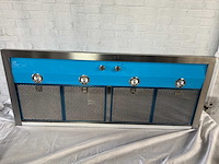Smeg kpf12t afzuigkap muurmontage turkoois 606 m³/uur a+ - afbeelding 3 van  3