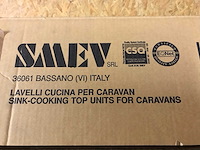 Smev caravan aanrecht met wasbak en kookplaat - afbeelding 3 van  5