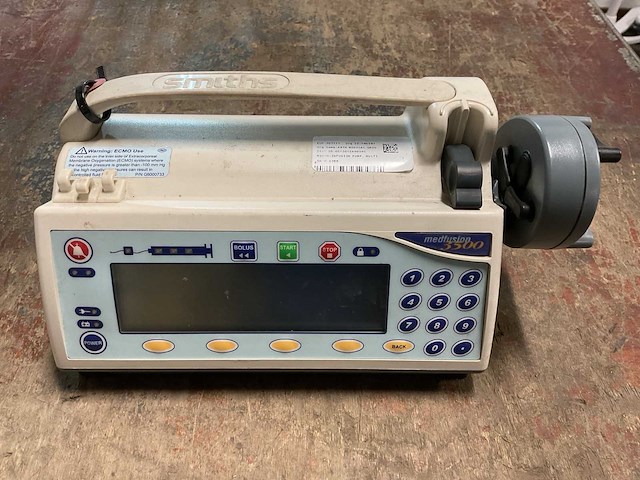 Smiths medical medfusion 3500 syringe infusion pump - afbeelding 2 van  4