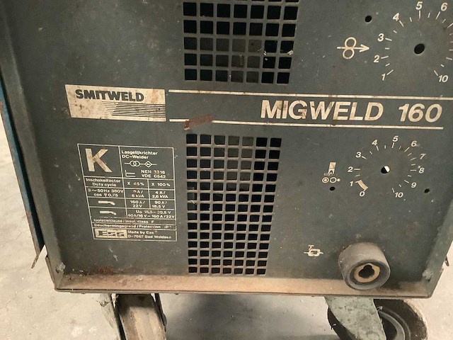 Smitweld - migweld 160 - mig lasapparaat - afbeelding 3 van  3