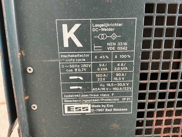 Smitweld migweld 160 lasapparaat - afbeelding 6 van  6