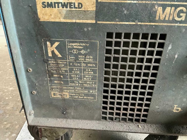 Smitweld migweld 160 lastafo met lastafel - afbeelding 5 van  5