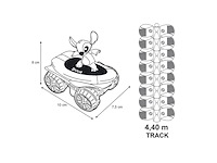 Smoby racebaan stitch flextreme set disney lilo & stich - afbeelding 2 van  4
