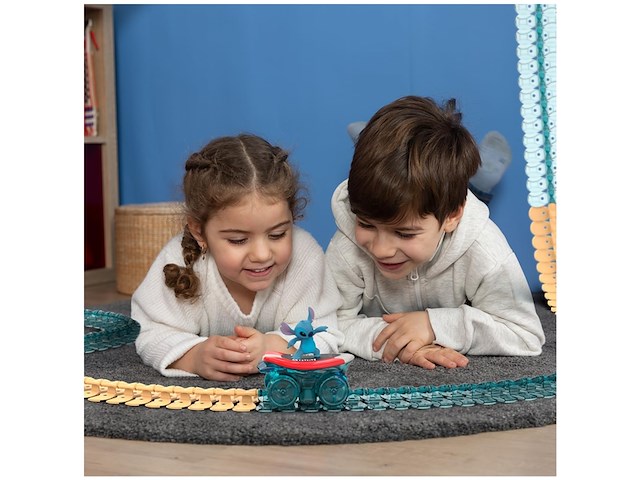 Smoby racebaan stitch flextreme set disney lilo & stich - afbeelding 3 van  4