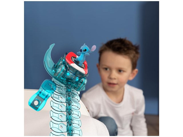 Smoby racebaan stitch flextreme set disney lilo & stich - afbeelding 4 van  4