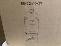 Smoker houtskool barbecue, femor, zwart - afbeelding 3 van  3
