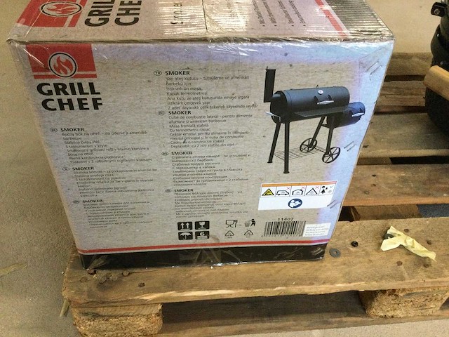 Smoker houtskool bbq - afbeelding 4 van  5