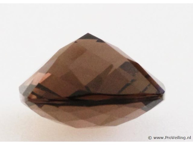 Smokey quartz 10.73ct aig certified - afbeelding 3 van  4