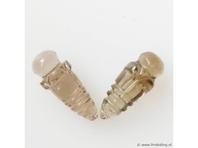 Smokey quartz 15.36ct aig certified - afbeelding 1 van  5