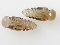 Smokey quartz 15.36ct aig certified - afbeelding 2 van  5