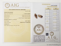 Smokey quartz 15.36ct aig certified - afbeelding 5 van  5
