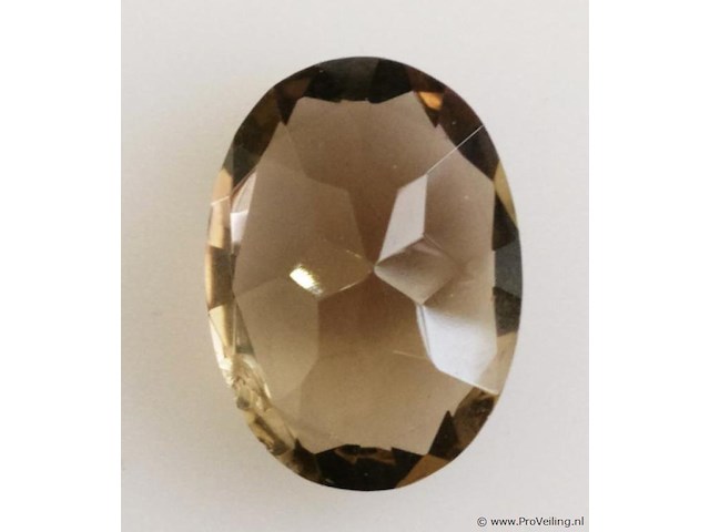 Smokey quartz 18.71ct aig certified - afbeelding 2 van  4