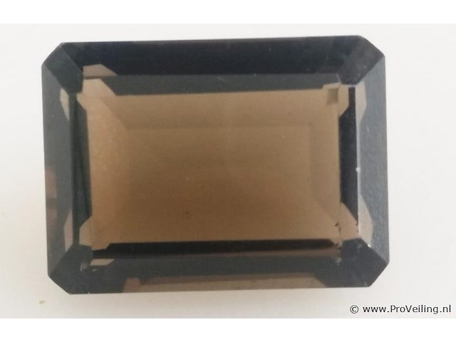 Smokey quartz 22.11ct aig certified - afbeelding 1 van  2