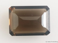 Smokey quartz 22.11ct aig certified - afbeelding 2 van  2