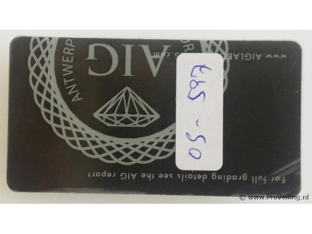 Smokey quartz 3.29ct aig certified - afbeelding 3 van  4