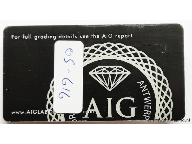 Smokey quartz 4.01ct aig certified - afbeelding 2 van  4