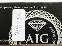 Smokey quartz 4.01ct aig certified - afbeelding 2 van  4