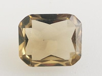 Smokey quartz 4.22ct aig certified - afbeelding 1 van  4