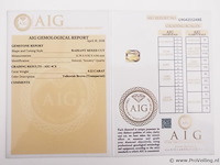 Smokey quartz 4.22ct aig certified - afbeelding 4 van  4
