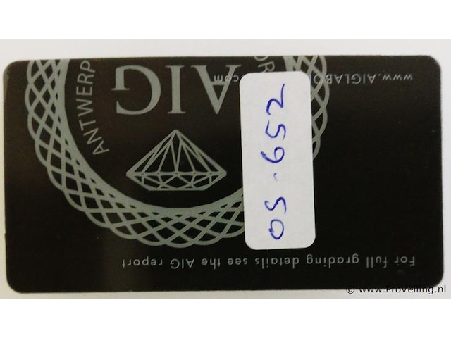 Smokey quartz 6.09ct aig certified - afbeelding 3 van  4