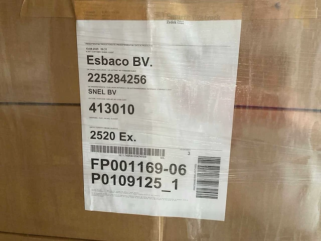 Smurfit westrock kartonnen doos (12000x) - afbeelding 1 van  5