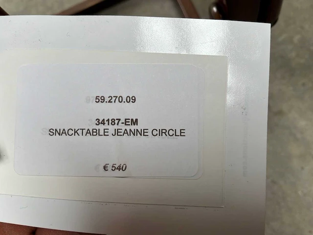 Snacktafel jean circle bijzettafel - afbeelding 6 van  6