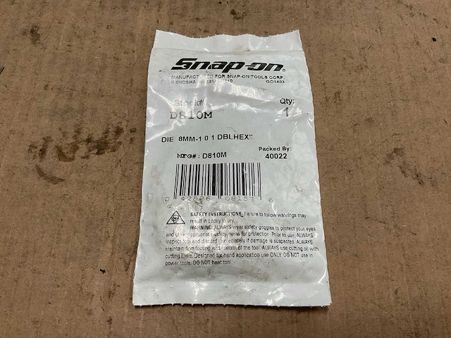 Snap-on d810m die - afbeelding 1 van  3