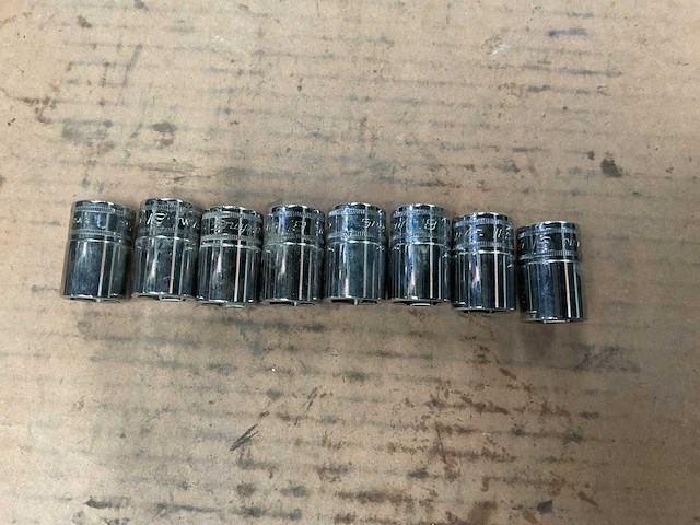 Snap-on doppenset (8x) - afbeelding 1 van  3