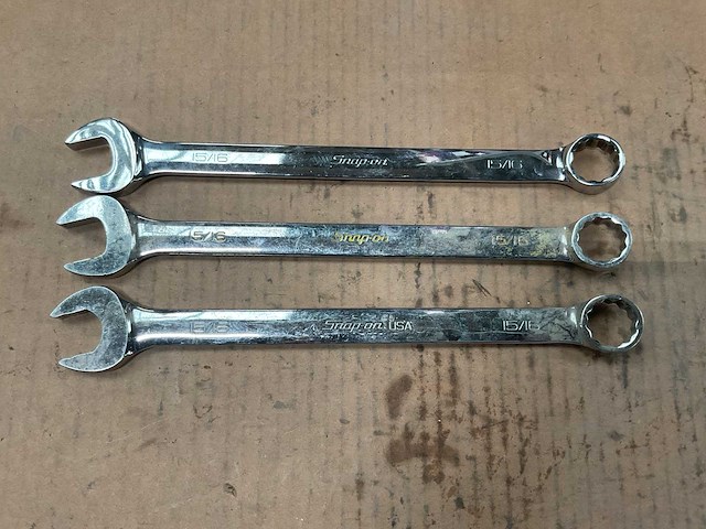 Snap-on steek- en ringsleutel (3x) - afbeelding 1 van  3