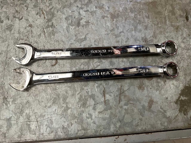 Snap-on steek en ringsleutel (2x) - afbeelding 2 van  2