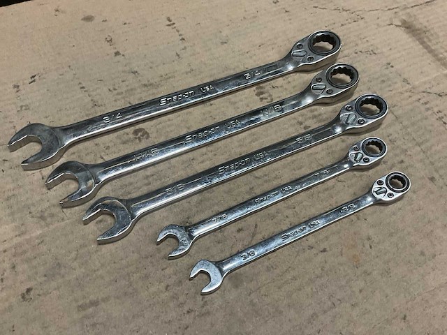 Snap-on steekratelsleutel set - afbeelding 2 van  3