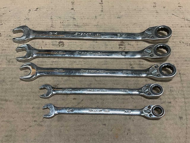 Snap-on steekratelsleutel set - afbeelding 3 van  3