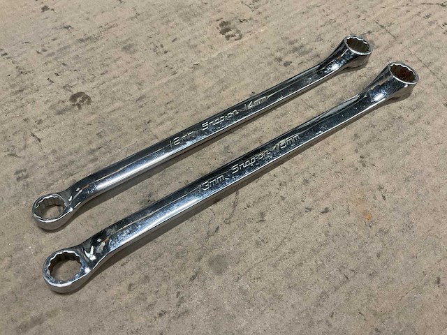 Snap-on verschillende ringsleutels (2x) - afbeelding 2 van  3